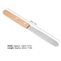 Spatule en plâtre dentaire, spatule d'agitation dentaire environ 20 cm Spatule de plâtre dentaire en acier inoxydable pour la bo