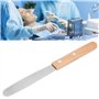 Spatule en plâtre dentaire, spatule d'agitation dentaire environ 20 cm Spatule de plâtre dentaire en acier inoxydable pour la bo