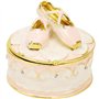 OZLMBERN Boîte à bijoux en métal chaussures de Ballet boîte à bijoux mode créative accessoires de mariage boîte de rangement de