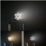 Ibiza light - Pack de 8 Projecteurs Blancs Par THINPAR-36X1WHITE - Télécommande DMX Extra-plats Soirée Dj LED Fête Club Discothè