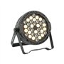Ibiza light - Pack de 8 Projecteurs Blancs Par THINPAR-36X1WHITE - Télécommande DMX Extra-plats Soirée Dj LED Fête Club Discothè