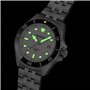 Cestrian Dive Series Cadran Blanc Lunette Céramique Noire Bracelet Acier Automatique 300M Montre Homme