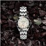Cestrian Dive Series Cadran Blanc Lunette Céramique Noire Bracelet Acier Automatique 300M Montre Homme