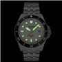 Cestrian Dive Series Cadran Blanc Lunette Céramique Noire Bracelet Acier Automatique 300M Montre Homme