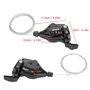 SUNGOOYUE Manette de vitesse VGEBY pour v¨¦lo, 1 paire de levier de vitesse de v¨¦lo Triple 3X7 / 3x8 / 3x9 vitesse gauche/droit