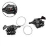 SUNGOOYUE Manette de vitesse VGEBY pour v¨¦lo, 1 paire de levier de vitesse de v¨¦lo Triple 3X7 / 3x8 / 3x9 vitesse gauche/droit