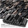 Poinçons à Frapper de Lettres et chiffres, Timbres de lettres de l'alphabet, poinçon de numéro en acier au carbone 36pcs 6mm, po