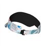 Hockey Elements Creative Motif Imprimé Unisexe Visière Chapeau Creux Top Design Mode pour Sports Activités de Plein Air Noir, no