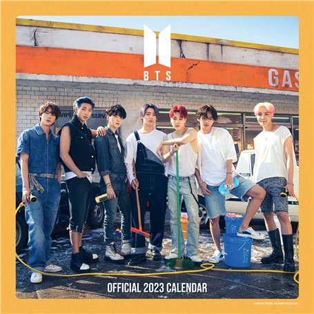 DANILO CALENDARIO 30X30 2023 BTS MULTI IDIOMAS