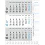 calendrier mural 2025 pour