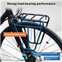 Teksome Porte-Bagages Avant pour vélo de Montagne, Porte-Bagages Avant Facile à Installer pour équipement de Cyclisme, Support p