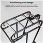 Teksome Porte-Bagages Avant pour vélo de Montagne, Porte-Bagages Avant Facile à Installer pour équipement de Cyclisme, Support p