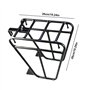 Teksome Porte-Bagages Avant pour vélo de Montagne, Porte-Bagages Avant Facile à Installer pour équipement de Cyclisme, Support p