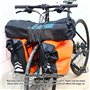 Teksome Porte-Bagages Avant pour vélo de Montagne, Porte-Bagages Avant Facile à Installer pour équipement de Cyclisme, Support p