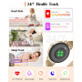 CATGIFF Montre Connectée Femme avec Appel, 1.27" HD Smartwatch IP68 avec Fonction Féminine/120+ Modes Sport/Fréquence/Cardiaque/