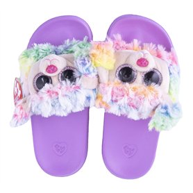 TY Claquettes Medium Taille 33 - Rainbow Le Caniche