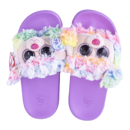TY Claquettes Medium Taille 33 - Rainbow Le Caniche
