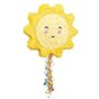 Piñata en forme de soleil souriant audacieux et lumineux (45 cm) – Parfait pour les fêtes et événements d'enfants – 1 pièce