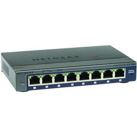 Netgear GS108E Commutateur de réseau géré Argent - Commutateurs réseaux (Commutateur de réseau géré)