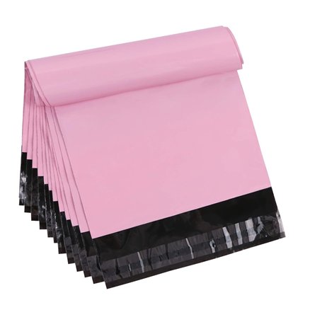 Teqooza Lot de 50 enveloppes postales roses de 17