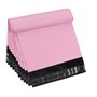 Teqooza Lot de 50 enveloppes postales roses de 17
