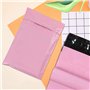 Teqooza Lot de 50 enveloppes postales roses de 17,3 x 25,4 cm avec bande autocollante, sacs postaux imperméables et résistants à