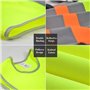 Hycoprot Enfants Sécurité Gilet Gilets Bébé Haute Visibilité Réfléchissant Toddler Vêtements De Travail Veste 2 Bandes Élastique