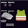 Hycoprot Enfants Sécurité Gilet Gilets Bébé Haute Visibilité Réfléchissant Toddler Vêtements De Travail Veste 2 Bandes Élastique