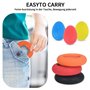 KOOOGEAR Lot de 6 balles d'exercice pour les doigts - Entraînement de la main en silicone multicolore