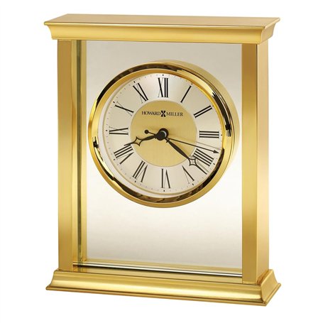 Howard Miller Horloge de Table Monticello en Laiton de 6 Pouces