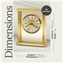 Howard Miller Horloge de Table Monticello en Laiton de 6 Pouces