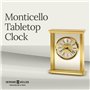 Howard Miller Horloge de Table Monticello en Laiton de 6 Pouces