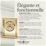 Howard Miller Horloge de Table Monticello en Laiton de 6 Pouces