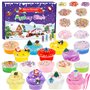 Calendrier de l'Avent 2024 – DIY Fluffy Slime Enfant 24 jours de Noël Compte à Rebours Slime Games Kit
