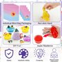 Calendrier de l'Avent 2024 – DIY Fluffy Slime Enfant 24 jours de Noël Compte à Rebours Slime Games Kit, Cadeau D'anniversaire de
