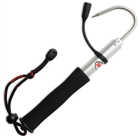 Rapala - Gaffe Téléscopique ProGuide Fishing Gaff - Gaffe Pêche en Aluminium - Matériel de Pêche Léger - Avec Protège-Crochet -