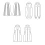 McCalls M8206A5 Patron de couture Pantalon pour femme Multicolore A5
