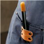 Aizuoni Brosse de Nettoyage pour Expresso, Brosse pour Machine à Expresso - Nettoyant pour broyeur à Poils Souples à Double tête