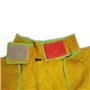 NUZAMAS Tablier de soudure Anti-flamme Cuir de vachette Manteau long Vêtements de protection Vêtements Maillot Soldat Cuir durab
