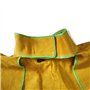 NUZAMAS Tablier de soudure Anti-flamme Cuir de vachette Manteau long Vêtements de protection Vêtements Maillot Soldat Cuir durab