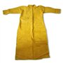 NUZAMAS Tablier de soudure Anti-flamme Cuir de vachette Manteau long Vêtements de protection Vêtements Maillot Soldat Cuir durab