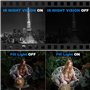 Delmodes Caméra vidéo 8K 64MP 18X Zoom numérique IR Vision nocturne YouTube Vlogging Caméra de vlogging 3,0 pouces Écran tactile