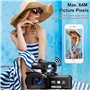Caméra vidéo 6K 64MP HD Caméscope WiFi IR Vision Nocturne YouTube Caméras Vidéo Caméras Vidéo 4.0 Pouces Tactile 18X Zoom Numéri