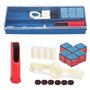 Gurxi Kit de Réparation de Billard Pointes de Remplacement de Queue de Billard Queue de Billard en Cuir Accessoires Queue de Bil