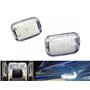 YaaGoo Lot de 2 lampes de toit d'intérieur pour Ford Transit