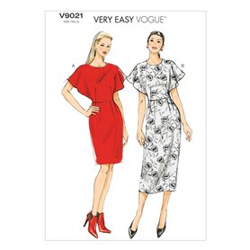 Vogue Patterns 9021 Tailles 6/8/10 Format A5 Patron de Couture Robe