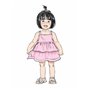 Butterick B6936A Patron de couture pour salopette et robe pour tout-petits, Code de modèle B6936, tailles 1/2-1-2-3-4