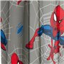 Jay Franco Lot de 2 rideaux de fenêtre pour chambre d'enfant avec 2 embrasses, gris – Spiderman, 106,7 cm de large x 160 cm de l