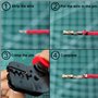 55 Ensembles Servo Plug Mâle Femelle Connecteur Crimp Pin Câble Kit avec Outil de Sertissage Compatible JST SYP Futaba pour Hite