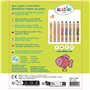Aladine - 8 Crayons de Couleur Enfant XXL - Gros Crayons de Couleur Bébé - Dès 2 Ans - Épais, Lavables & Faciles à Prendre en Ma
